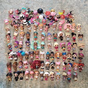 77 LOL Doll LOT + accessories